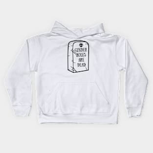 Gender roles are dead Kids Hoodie